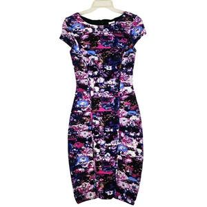 Cache ~Woman Size 2~ Multicolor Sexy Srtetch Pencil Dress NWT.